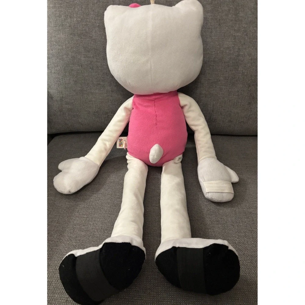 Hello Kitty Stretchkins Long Arm Knee Hugger Plush Stuffed Animal 2014. Clean